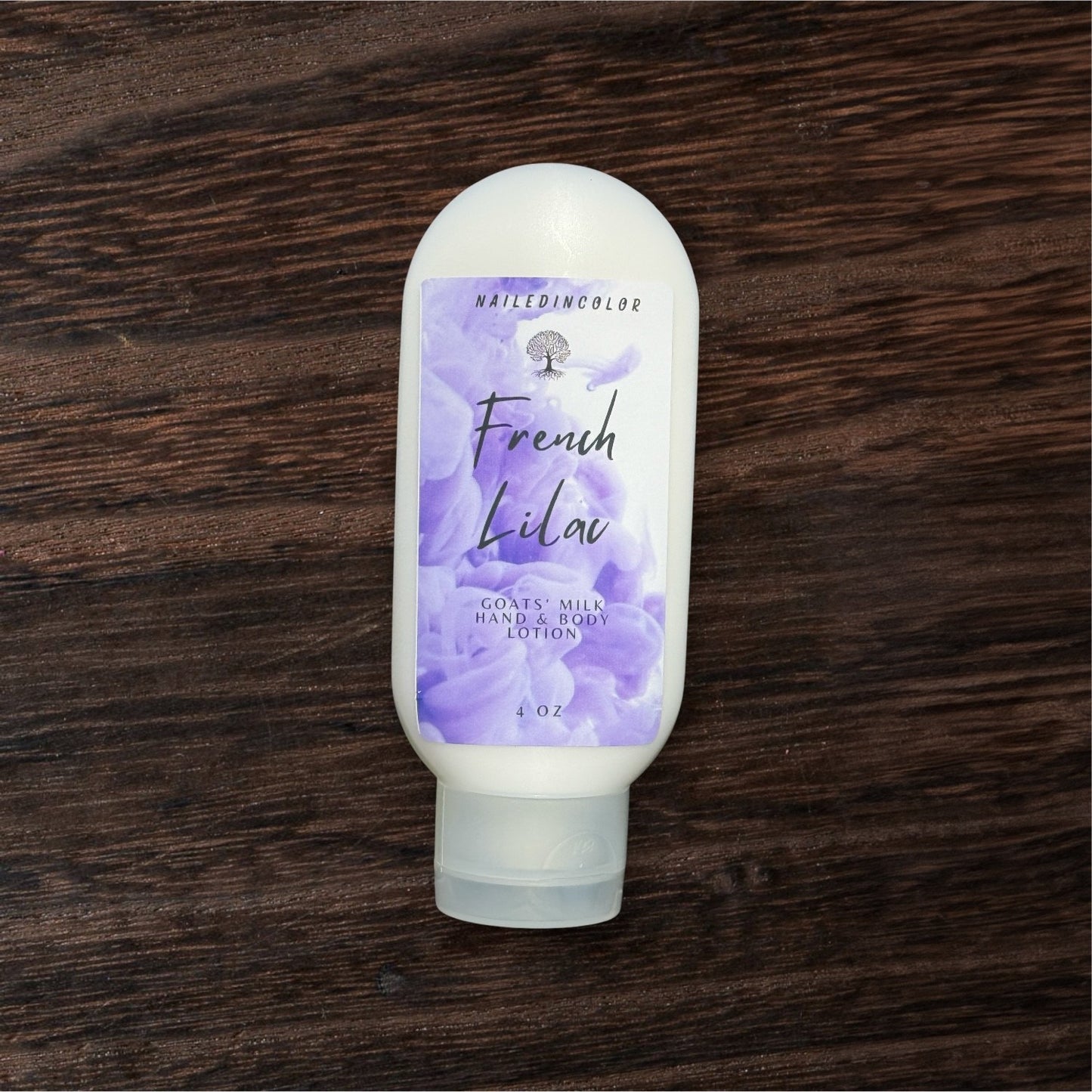 French Lilac Scented Hand & Body Lotion by NailedInColor Scented Skin Care Vitamin Enriched Moisturizer Women's Dry Skin Relief