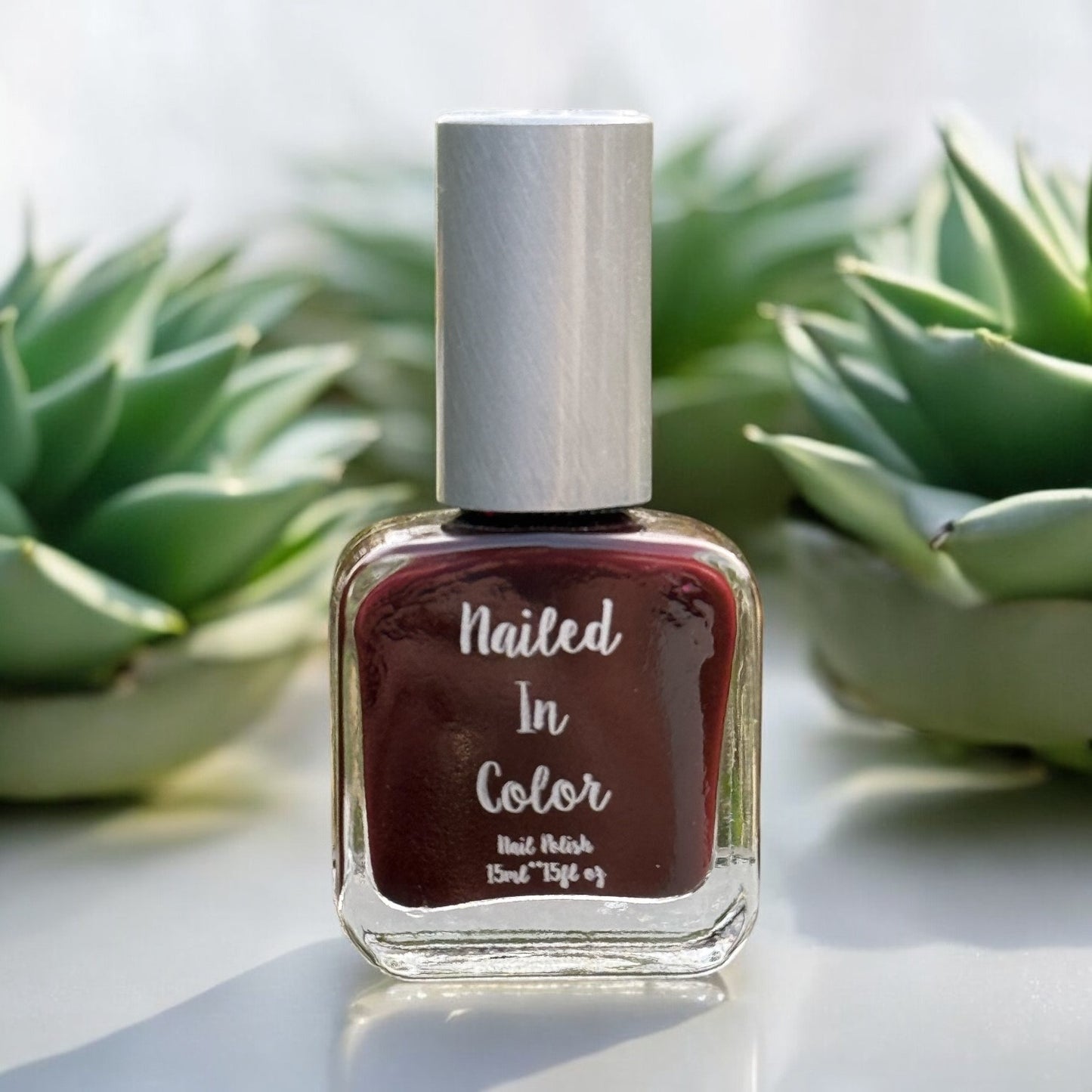 Gothic Kiss-Deep Dark Maroon Polish Women's Nail Polish Teens Nail Color Cosmetic by NailedInColor