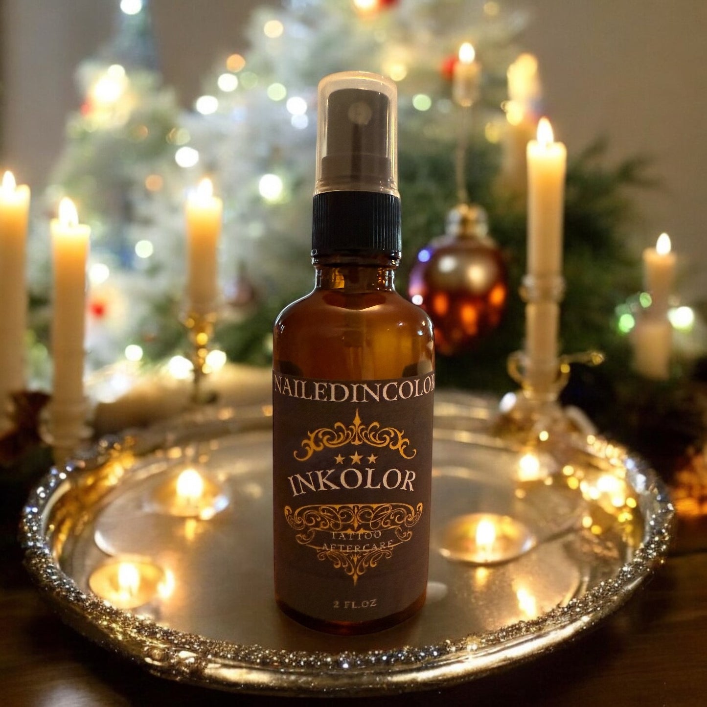Inkolor Tattoo Aftercare Skin Spray by NailedInColor Skin Relief Moisturizing Skin Health Ink Saving Men Women