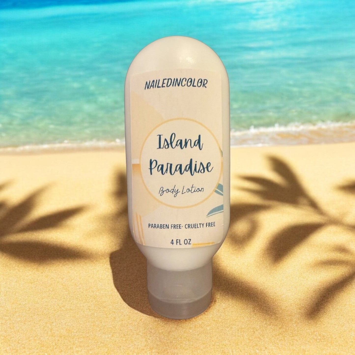 Island Paradise Hand & Body Goats' Milk Lotion by NailedInColor Women's PH Balancing Moisturizing Skin Care