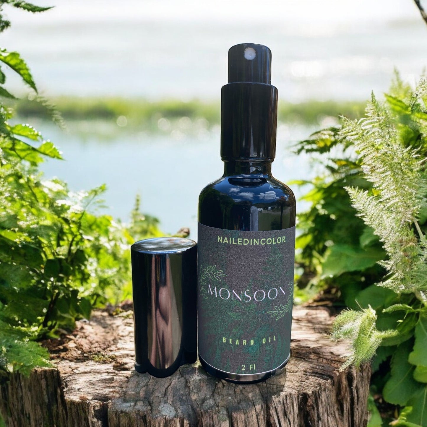 Monsoon Scented Beard Oil for Men by NailedInColor Skin Health Beard Management Grooming