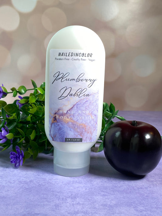 Plumberry Dahlia Goats' Milk Hand & Body Lotion from NailedInColor Women's Scented Skin Care Moisturizer Skin Health