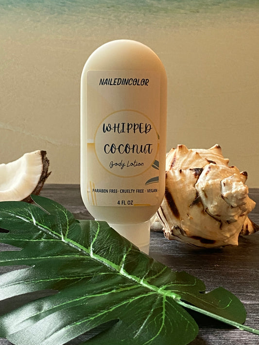 Whipped Coconut Goats' Milk Hand & Body Lotion by NailedInColor Women's Sweet Moisturizer Healthy Skin Care