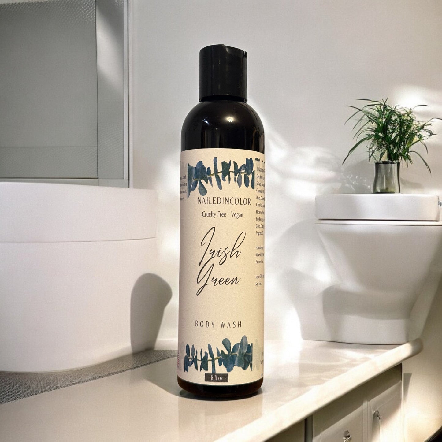 Irish Green by NailedInColor-Men's Body Wash Skin Care Shower Fresh Cleanser Grooming Toiletry