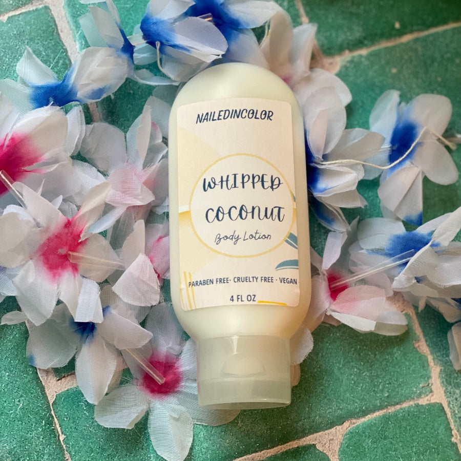 Whipped Coconut Goats' Milk Hand & Body Lotion by NailedInColor Women's Sweet Moisturizer Healthy Skin Care