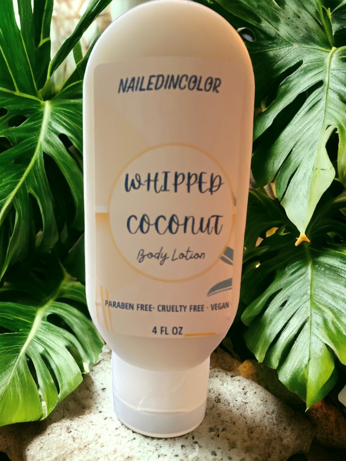 Whipped Coconut Goats' Milk Hand & Body Lotion by NailedInColor Women's Sweet Moisturizer Healthy Skin Care