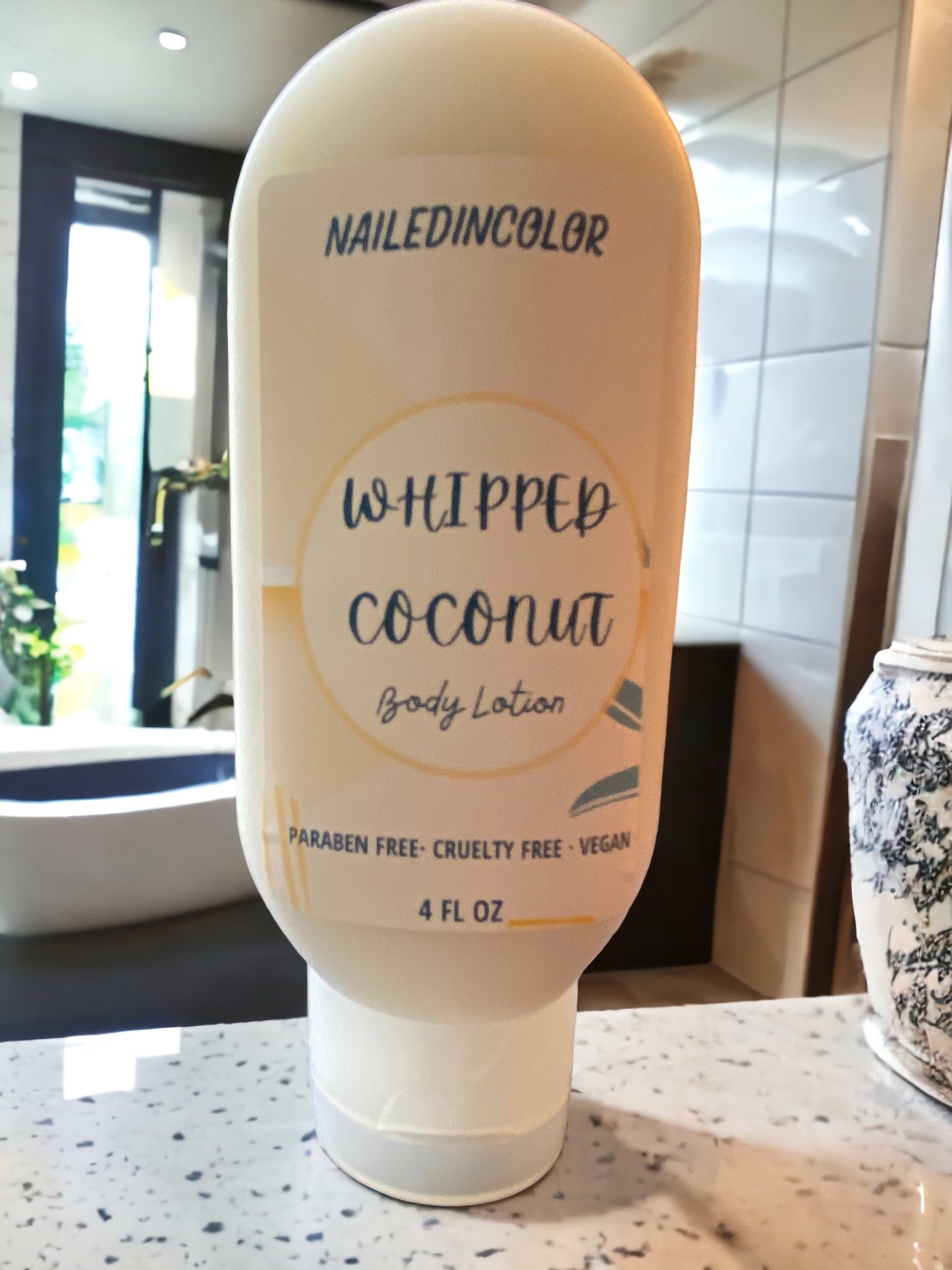 Whipped Coconut Goats' Milk Hand & Body Lotion by NailedInColor Women's Sweet Moisturizer Healthy Skin Care