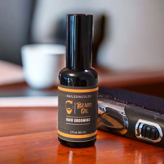 Unscented Natural Beard Oil for Men by NailedInColor Beard Management Skin Protection Grooming Unscented