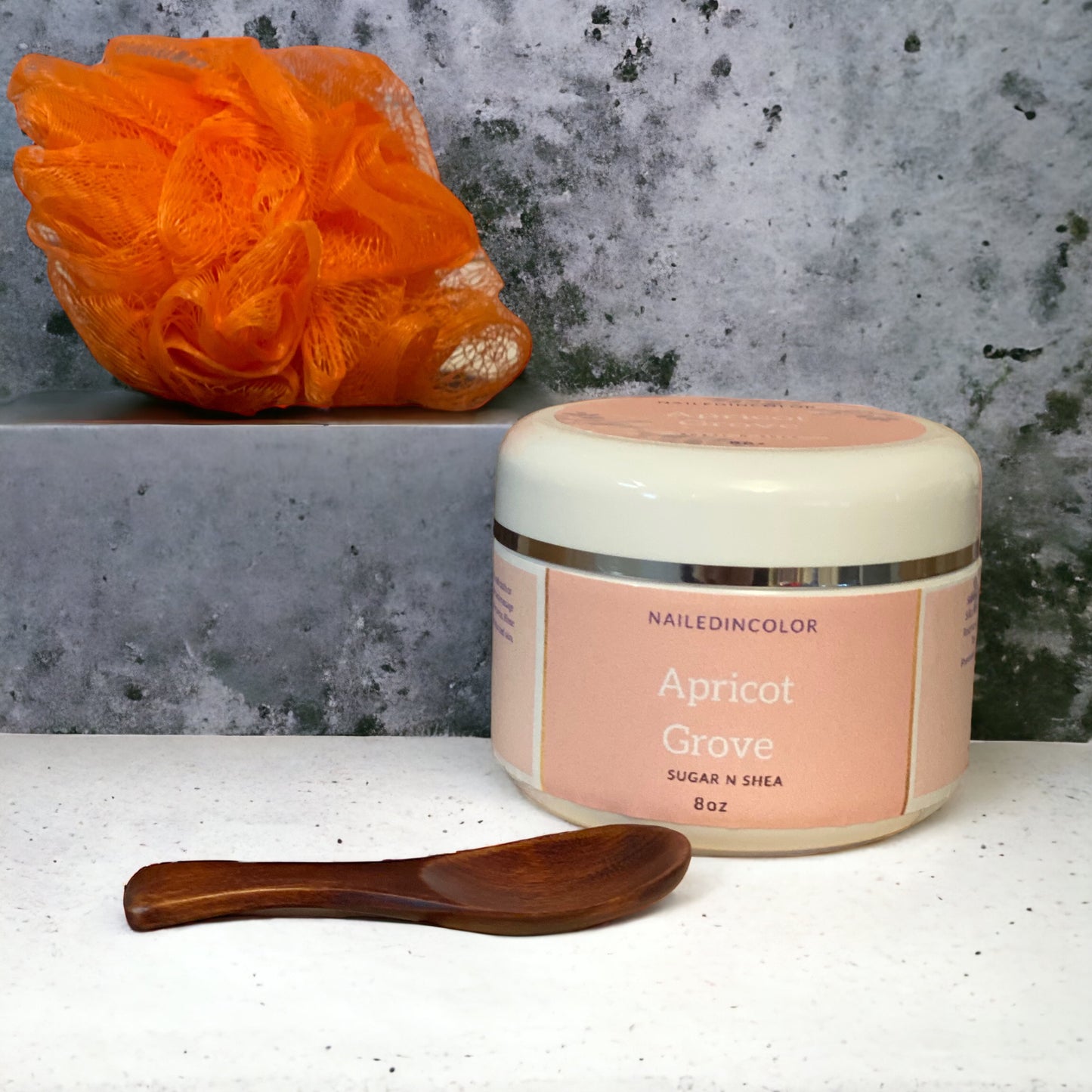 Apricot Grove Body Polish Sugar N Shea Women's Exfoliant Scented Shower Scrub by NailedInColor