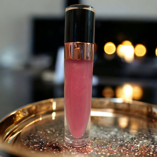Cotton Candy Lip Gloss by NailedInColor  Lip Flavor Scented Moisturizer Shine Lipstick Enhancer Topcoat