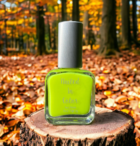 Firefly-Glow in the Dark Nail Polish Women's Teens Cosmetic Nail Color Yellow Glow by NailedInColor