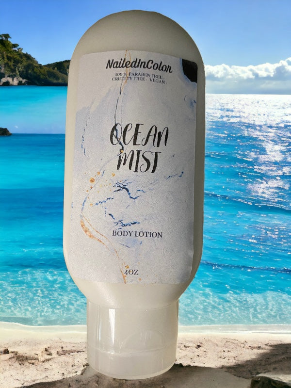 Ocean Mist Goats' Mik Hand & Body Lotion by NailedInColor Women's Scented Skin Care Moisturizer