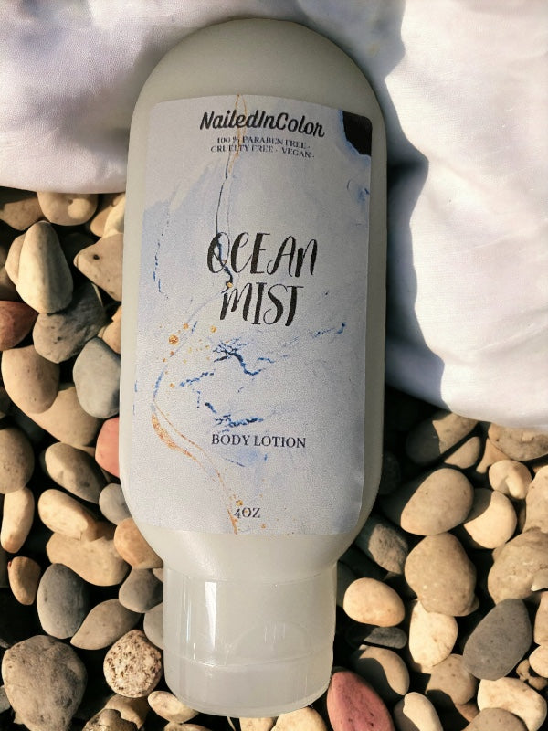 Ocean Mist Goats' Mik Hand & Body Lotion by NailedInColor Women's Scented Skin Care Moisturizer