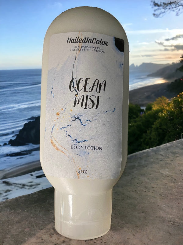 Ocean Mist Goats' Mik Hand & Body Lotion by NailedInColor Women's Scented Skin Care Moisturizer