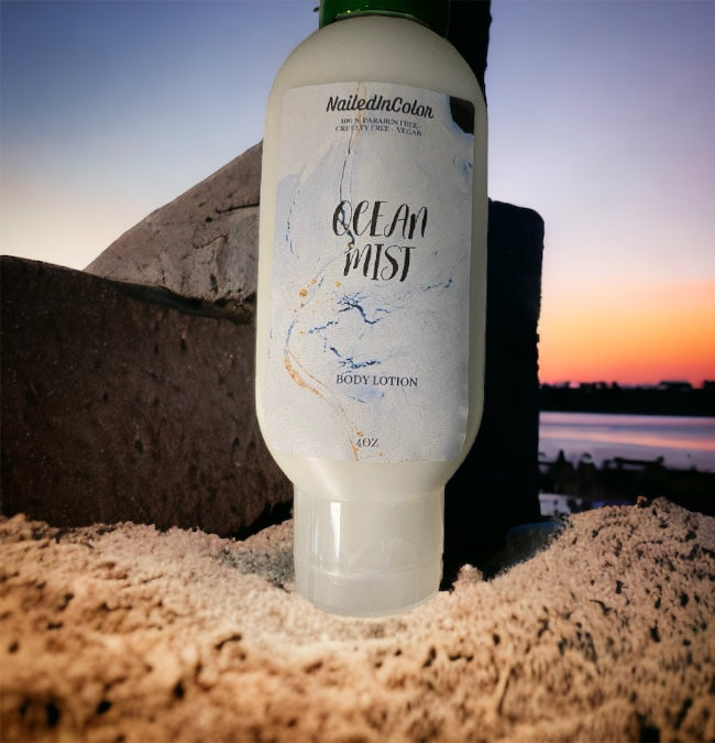 Ocean Mist Goats' Mik Hand & Body Lotion by NailedInColor Women's Scented Skin Care Moisturizer