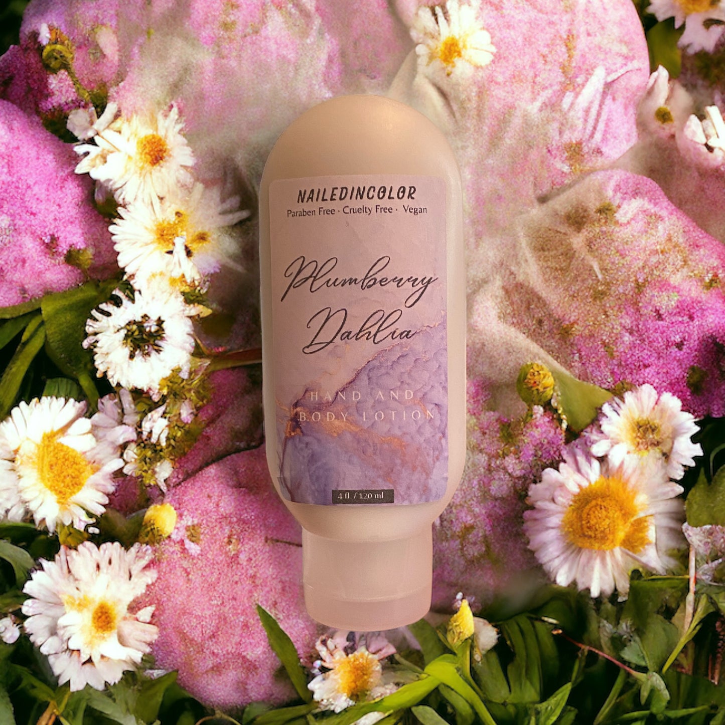 Plumberry Dahlia Goats' Milk Hand & Body Lotion from NailedInColor Women's Scented Skin Care Moisturizer Skin Health