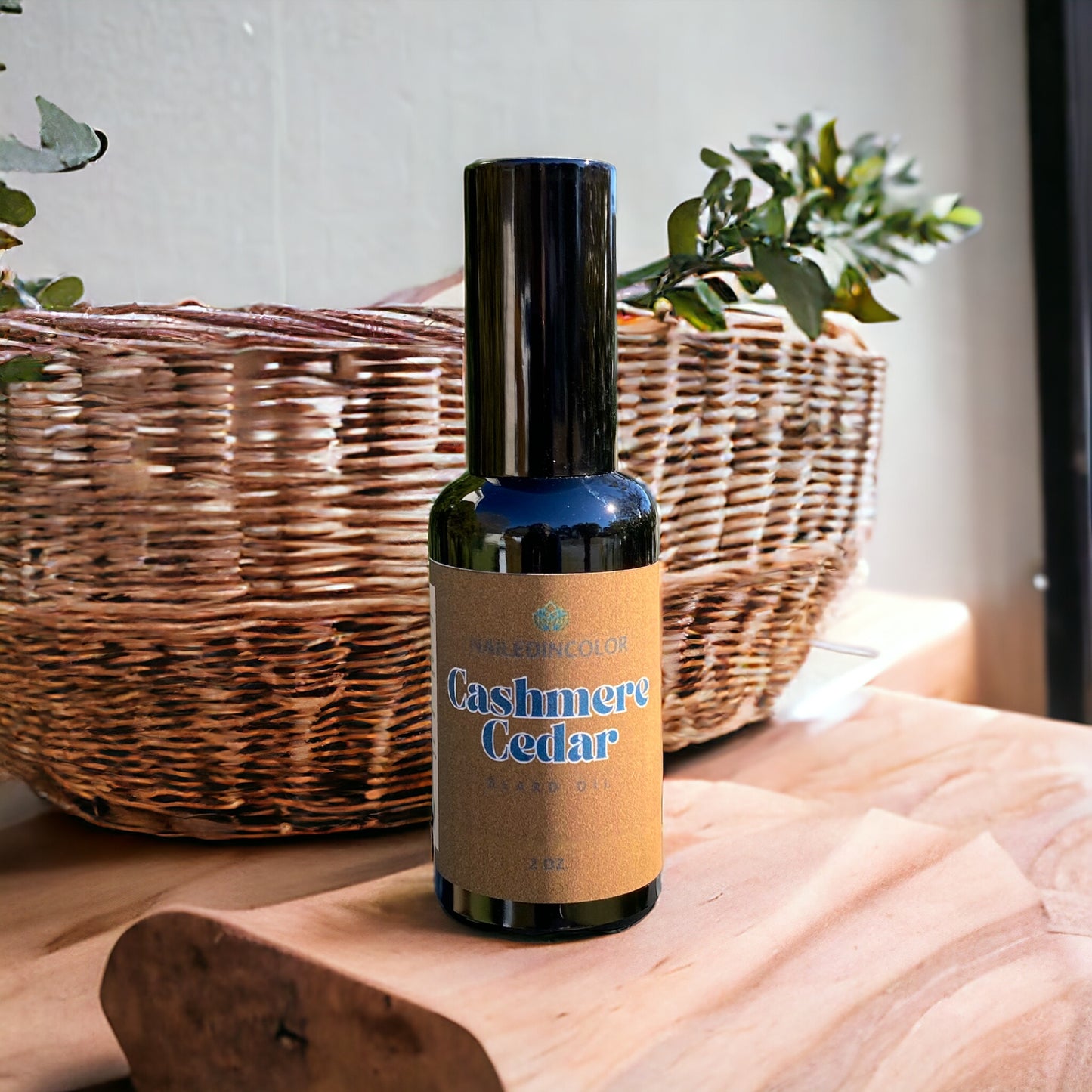 Cashmere Cedar Scented Beard Oil for Men by NailedInColor Beard Management Skin Protection Grooming Moisturizing