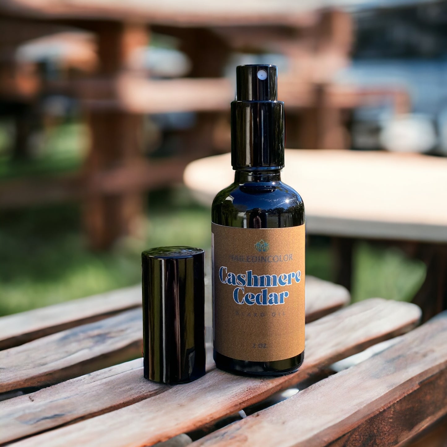 Cashmere Cedar Scented Beard Oil for Men by NailedInColor Beard Management Skin Protection Grooming Moisturizing