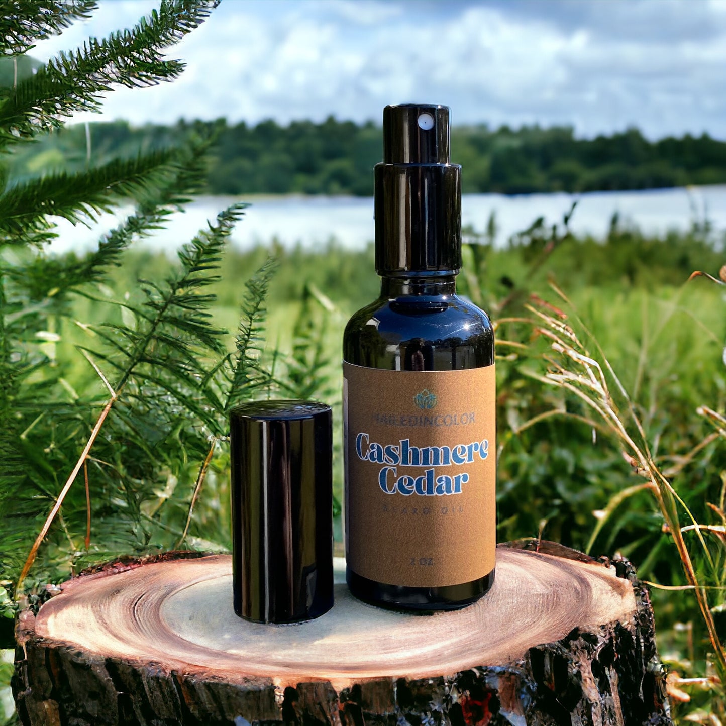 Cashmere Cedar Scented Beard Oil for Men by NailedInColor Beard Management Skin Protection Grooming Moisturizing