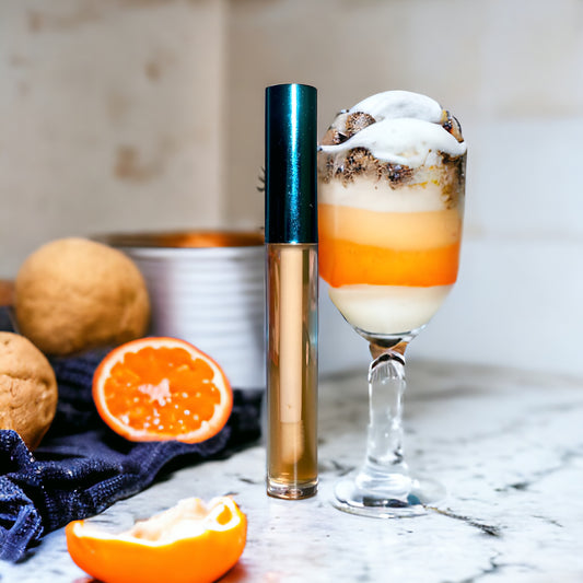 Orange Sherbet by NailedInColor Jelly Lip Gloss Women's Sheer Lip Color Tint Moisturizer Topcoat