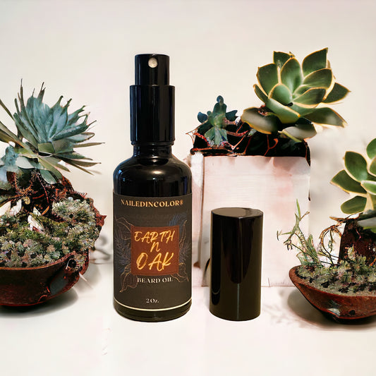 Earth N Oak Beard Oil for Men by NailedInColor Skin Care Beard Management Grooming Scented Toiletry