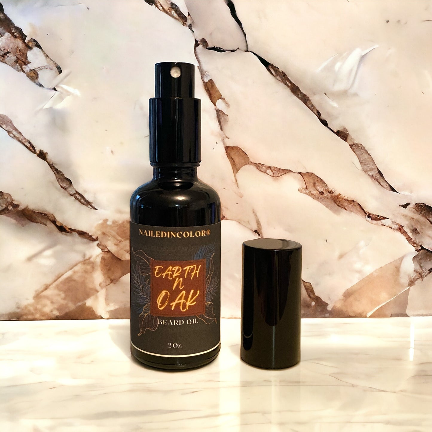 Earth N Oak Beard Oil for Men by NailedInColor Skin Care Beard Management Grooming Scented Toiletry