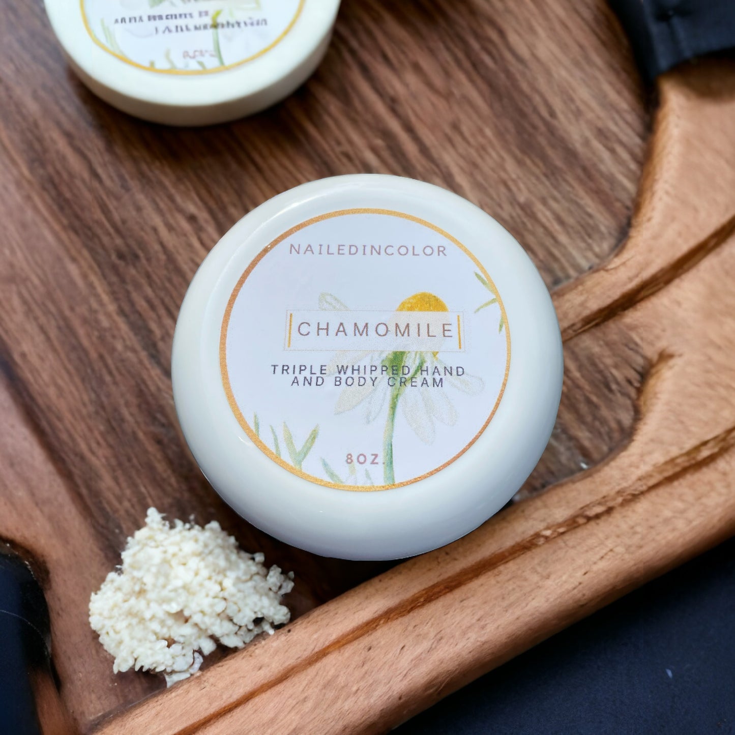 Triple Whipped Hand & Body Cream in Chamomile by NailedInColor Thick Moisturizer Scented Cream for Women
