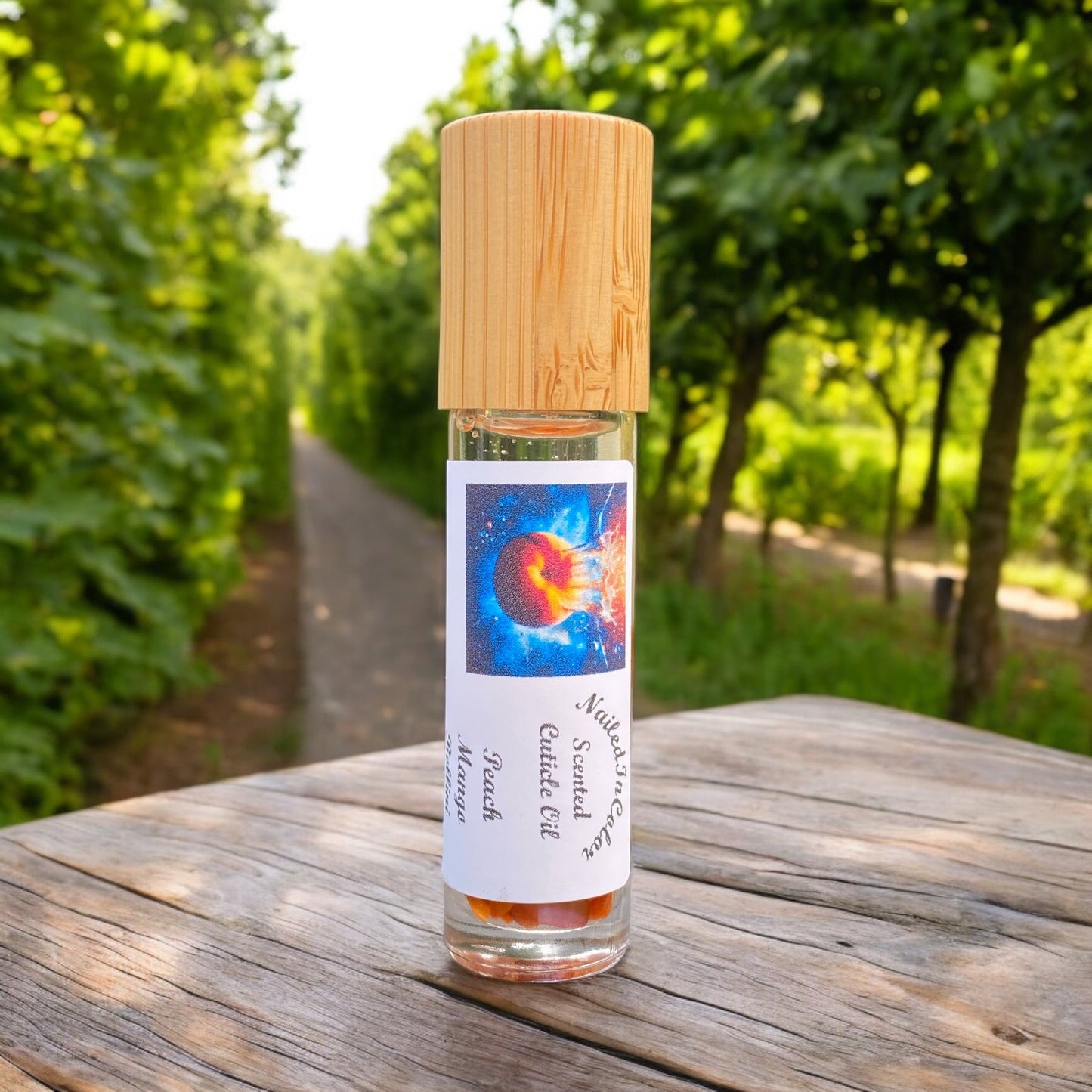 Peach Mango Bellini Cuticle Oil Women's Scented Nail Cosmetic Teens Nail Care Nail Protectant by NailedInColor