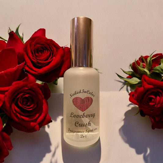 Loveberry Crush Fragrance Oil Body Mist Women's Teens Scented Body Spray by NailedInColor