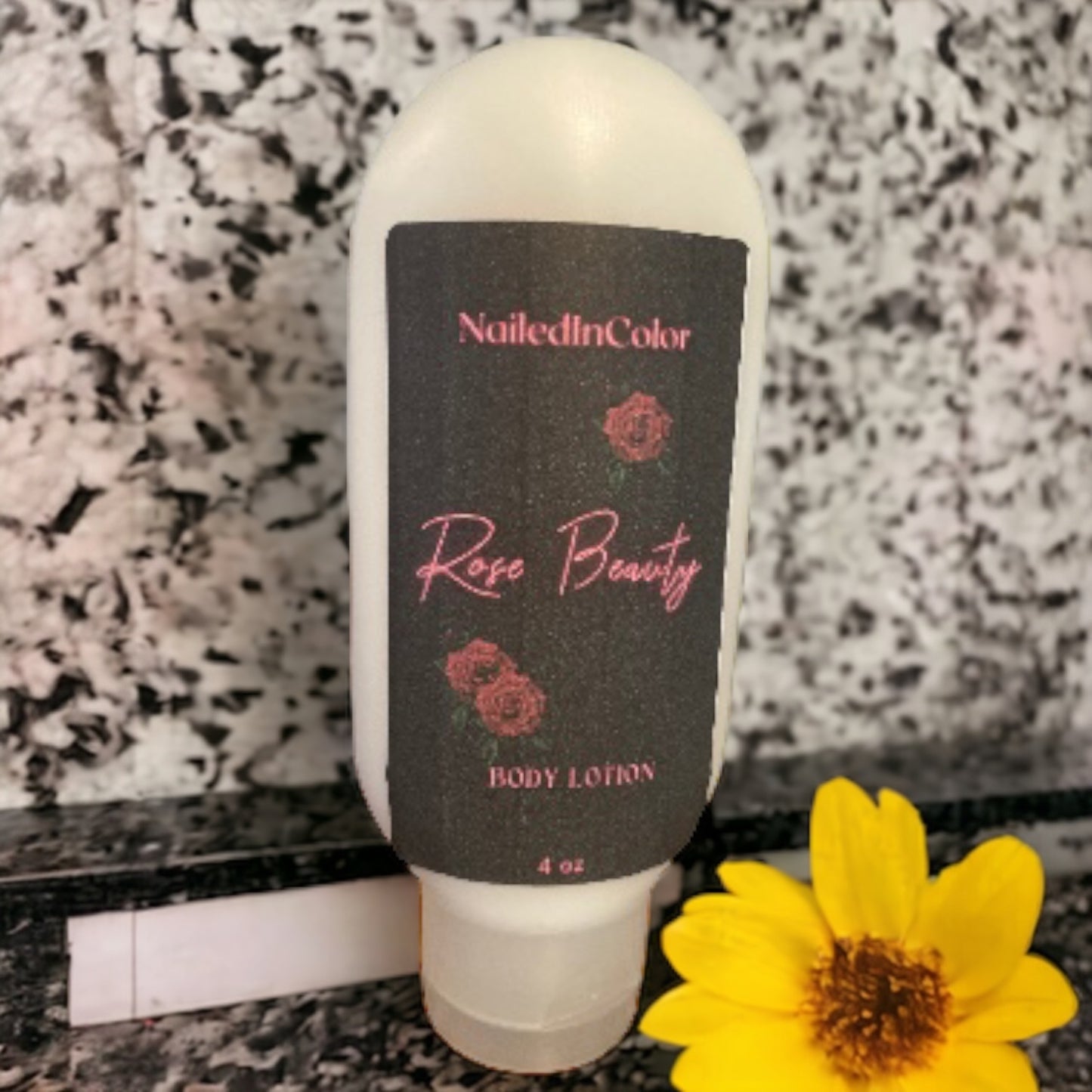 Rose Beauty Goats' Milk Hand & Body Lotion by NailedInColor Scented Skin Care Women's Moisturizer