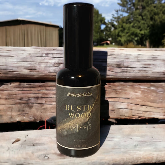 Rustic Woods Beard Oil for Men by NailedInColor Grooming Moisturizer Skin Protection Beard Care