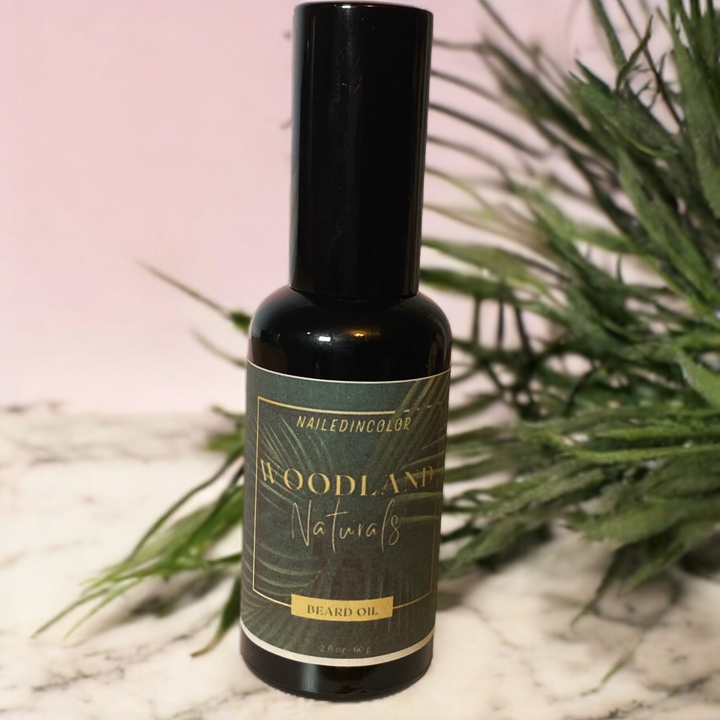 Woodland Naturals Scented Beard Oil by NailedInColor Men's Grooming Toiletry Skin Care Beard Management