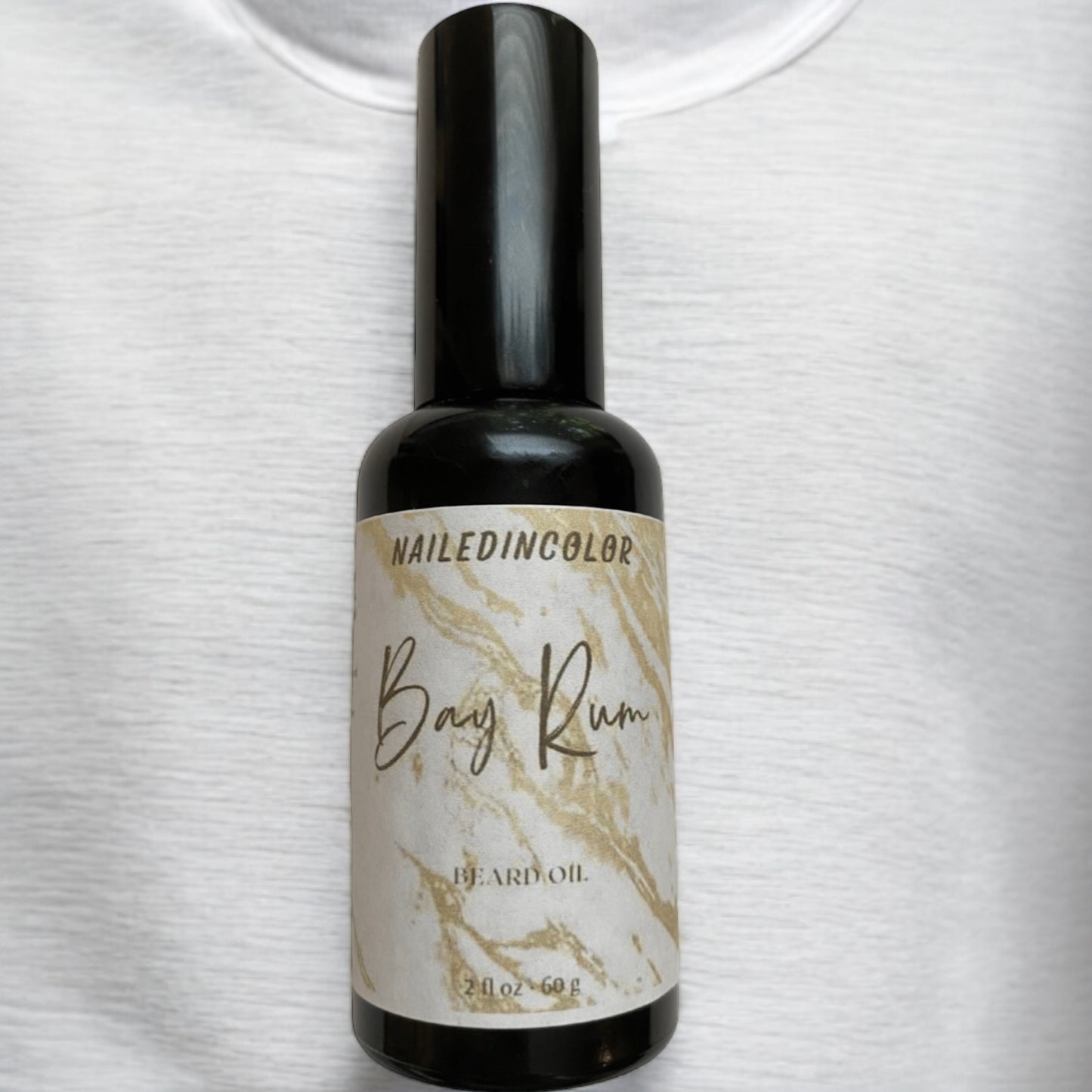 Bay Rum Beard Oil for Men by NailedInColor Men's Grooming Beard Care Skin Care Scented Beard Smoothing Moisturizer