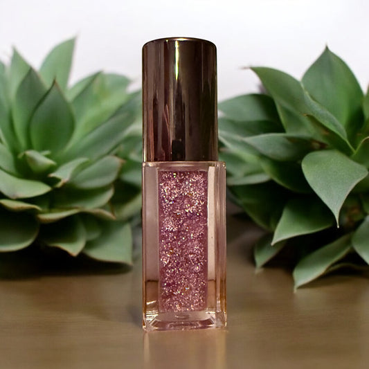 Snow Cone by NailedInColor Lip Gloss Holographic Sparkle Cosmetic Women Teens Sheer