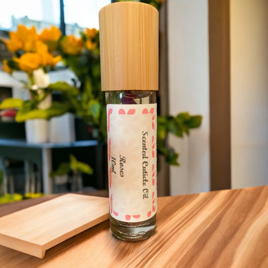 Roses-Scented Cuticle Oil-Women's Cosmetics-Nail Conditioning-Moisturizer-Nail Protectant