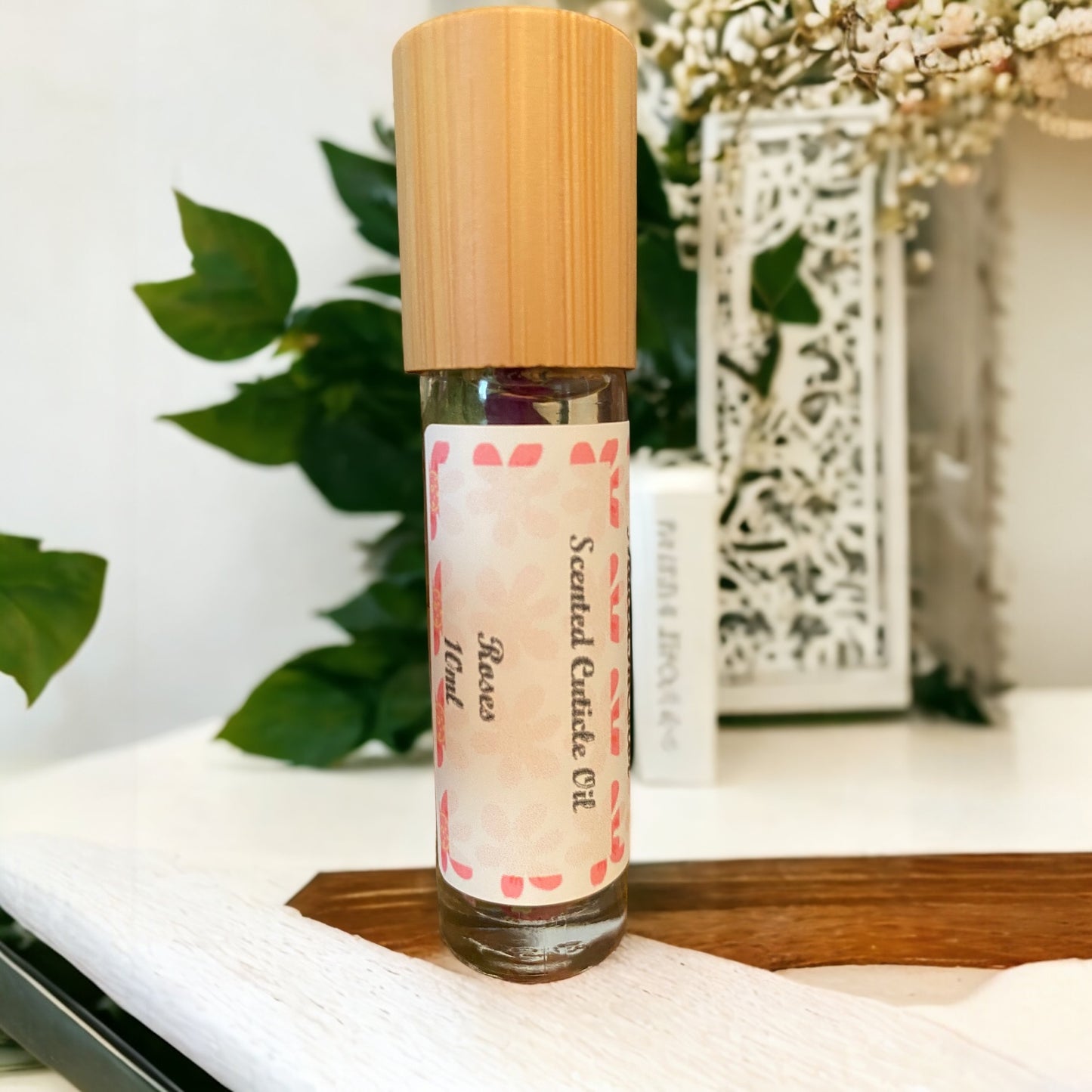 Roses-Scented Cuticle Oil-Women's Cosmetics-Nail Conditioning-Moisturizer-Nail Protectant