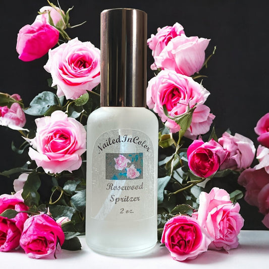 Rosewood Fragrance Oil Spritzer Women's Fragrance Spray Mist Moisturizer by NailedInColor