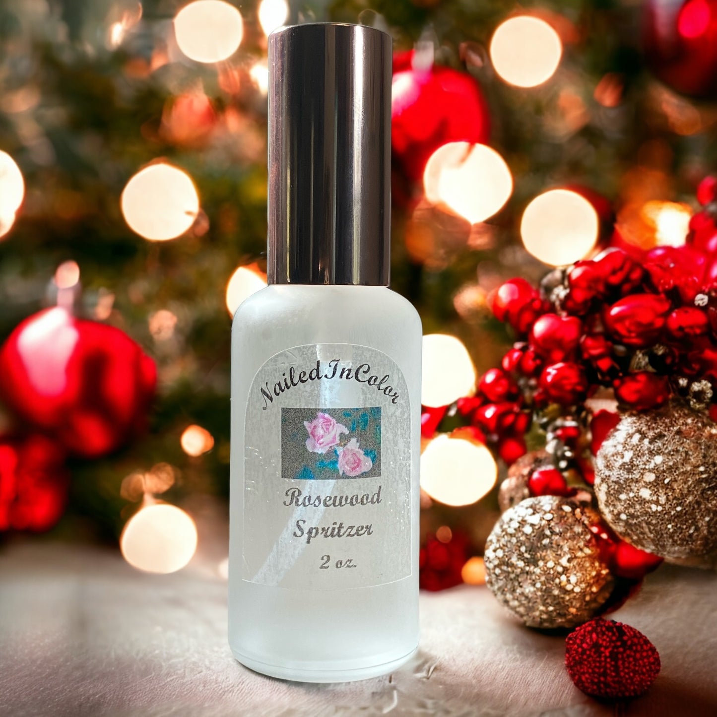 Rosewood Fragrance Oil Spritzer Women's Fragrance Spray Mist Moisturizer by NailedInColor