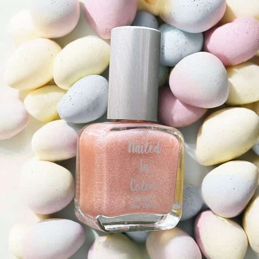 Spun Sugar- Cream Beige Frost Glitter Women's Teens Nail Polish by NailedInColor