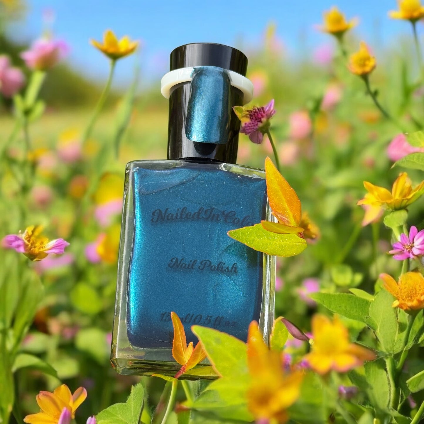 Teal We Meet Again- Deep Teal Green Polish Women's Teens Nail Color by NailedInColor