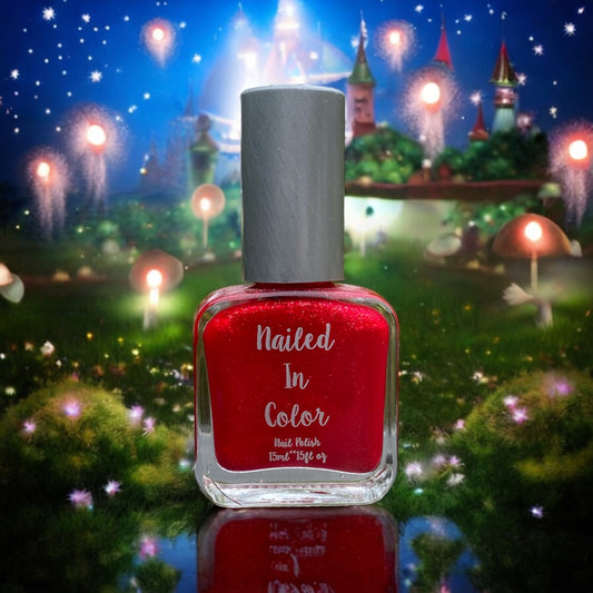 Ruby Slippers by NailedInColor Glitter Red Polish Nail Color Women's Teens Beauty Cosmetics