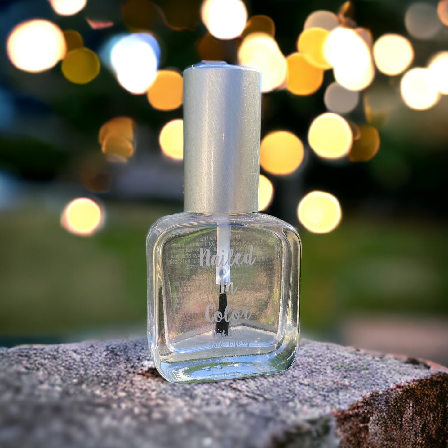 Crystal Super Dry by NailedInColor-Mirror Like Topcoat Nail Polish Highlight Women's Nail Accessory Quick Dry