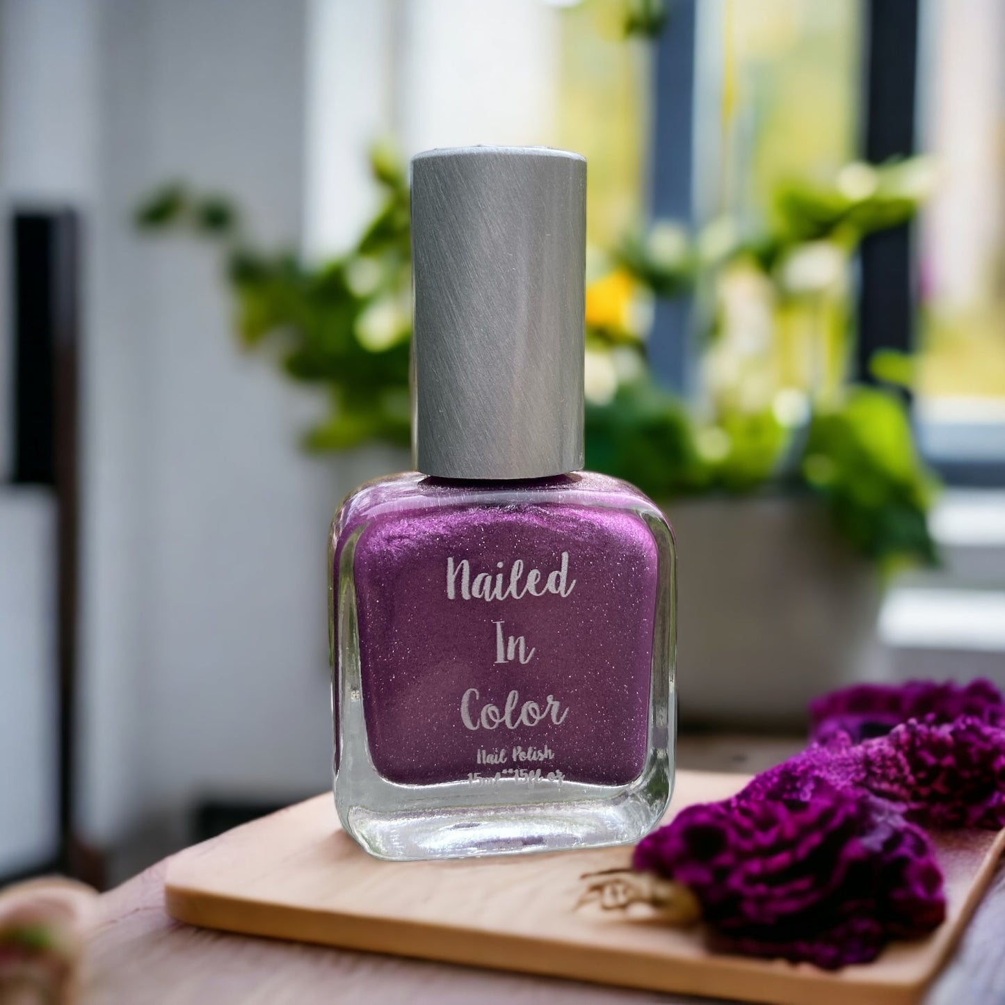 February's Girl by NailedInColor Glitter Lavender Nail Color Women's Teens Beauty Nail Polish