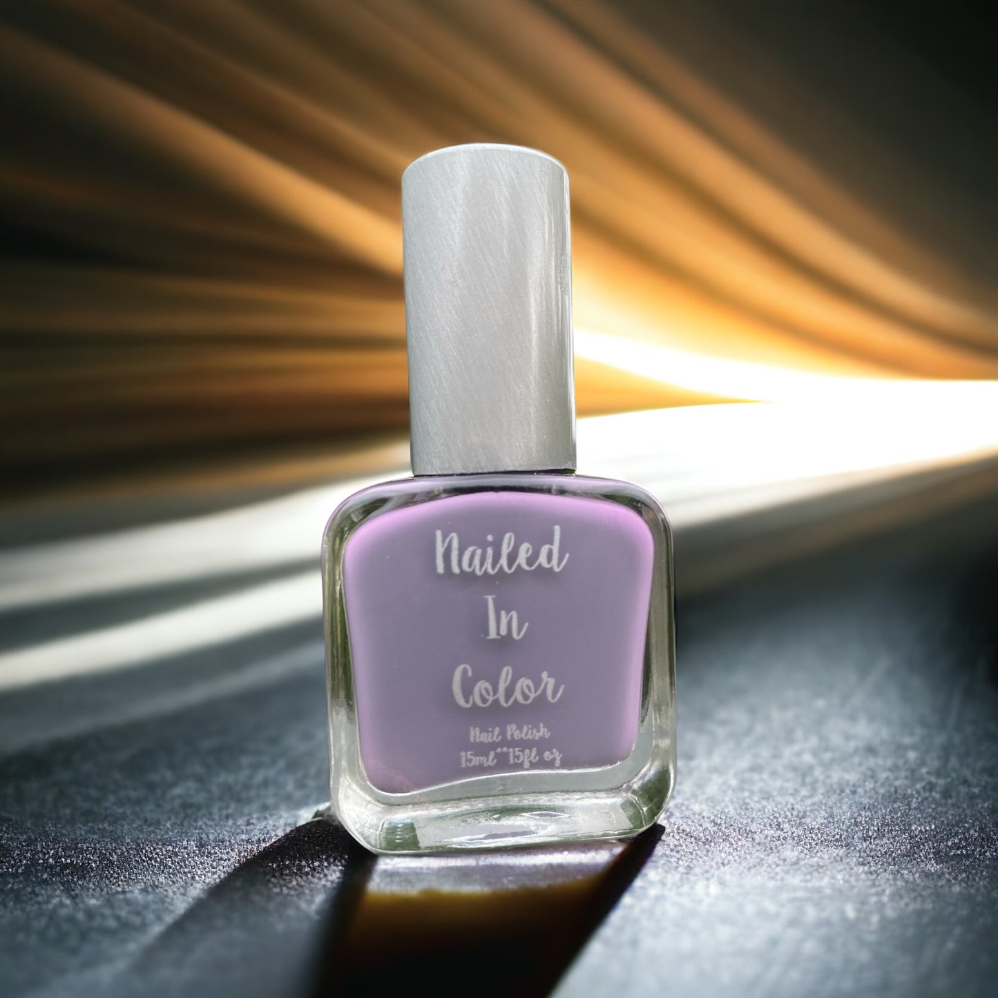 Hazy Days-Photochromic Nail Polish Women's Teens Color Shifting Nail Polish Soft Gray Silver Lavender Shade by NailedInColor