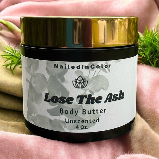 Lose The Ash Body Butter Unscented Moisturizing Severe Dry Skin Relief Women Teens by NailedInColor