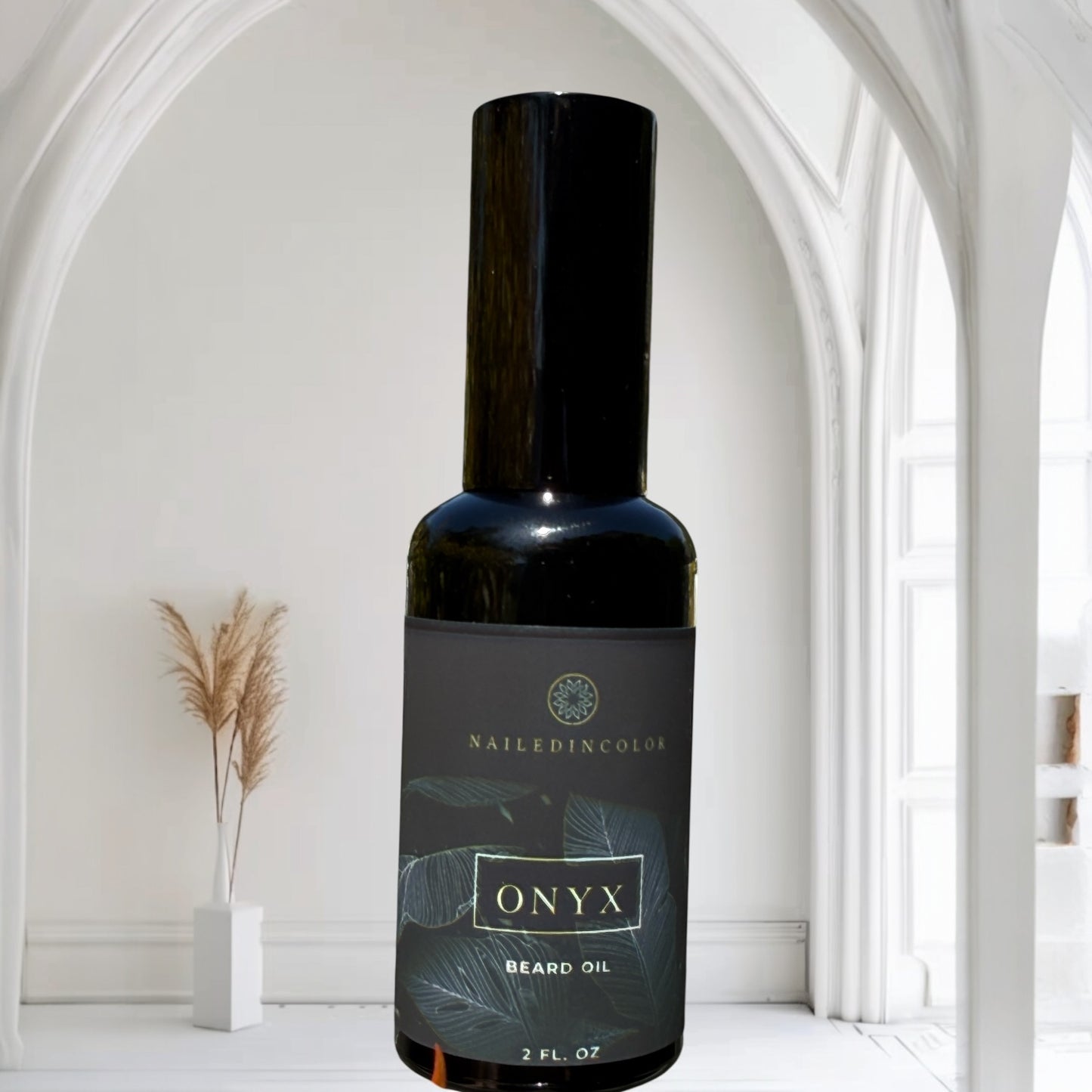 Onyx Beard Oil-Men's Grooming Experience Scented for Today's Man Moisturizing Skin Protection Toiletry by NailedInColor