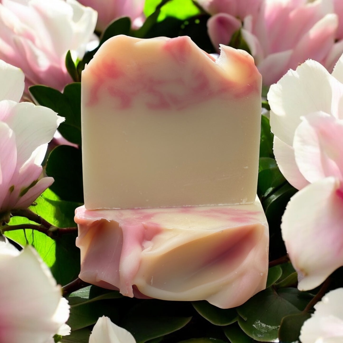 Luscious Magnolia Scented Bar Soap for Ladie's Teens Women Decorative Shower Soap Moisturizer by NailedInColor