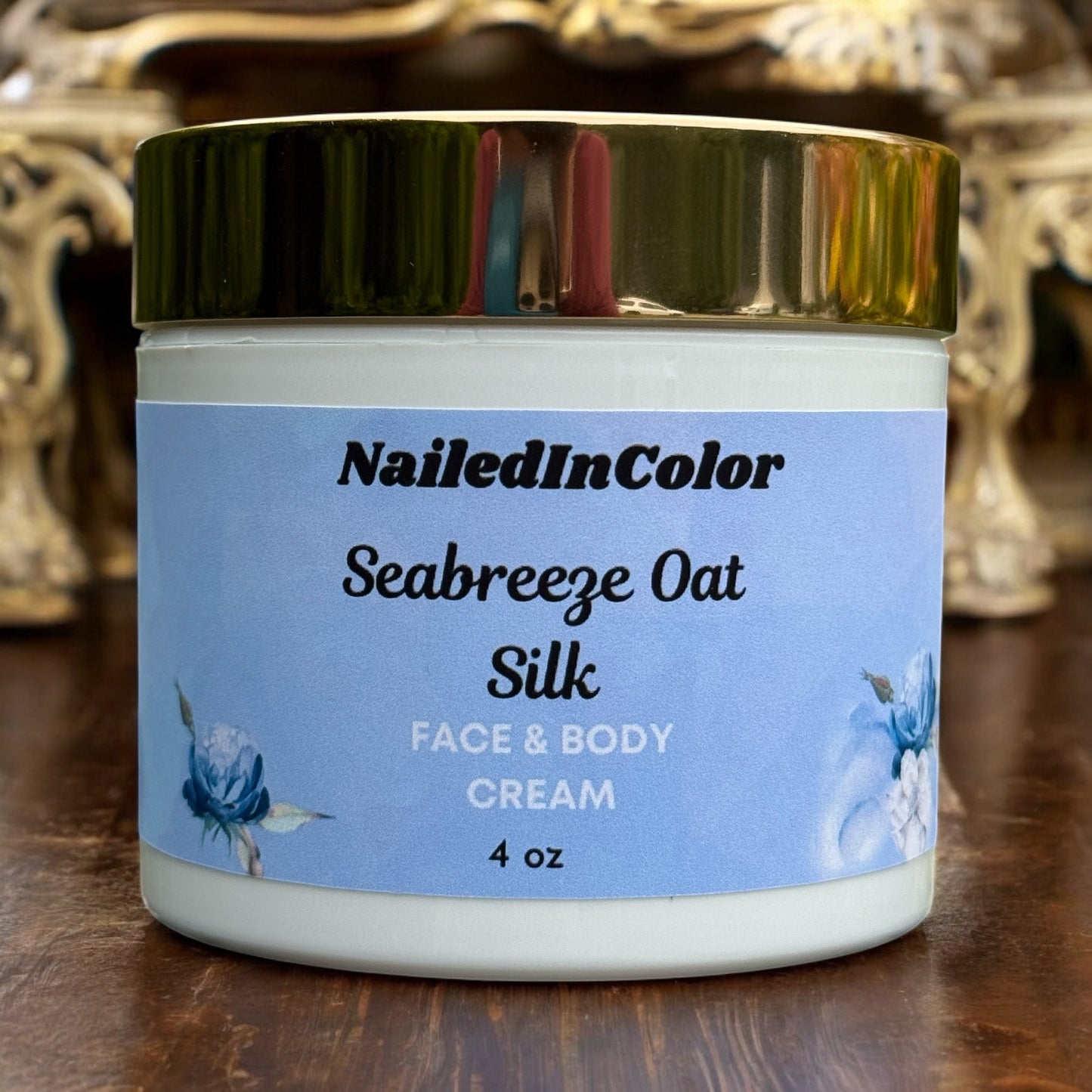 Seabreeze Oat Silk Face & Body Cream-Unscented Moisturizer-Women-Ladies-Hydration-Problem Skin Relief by NailedInColor