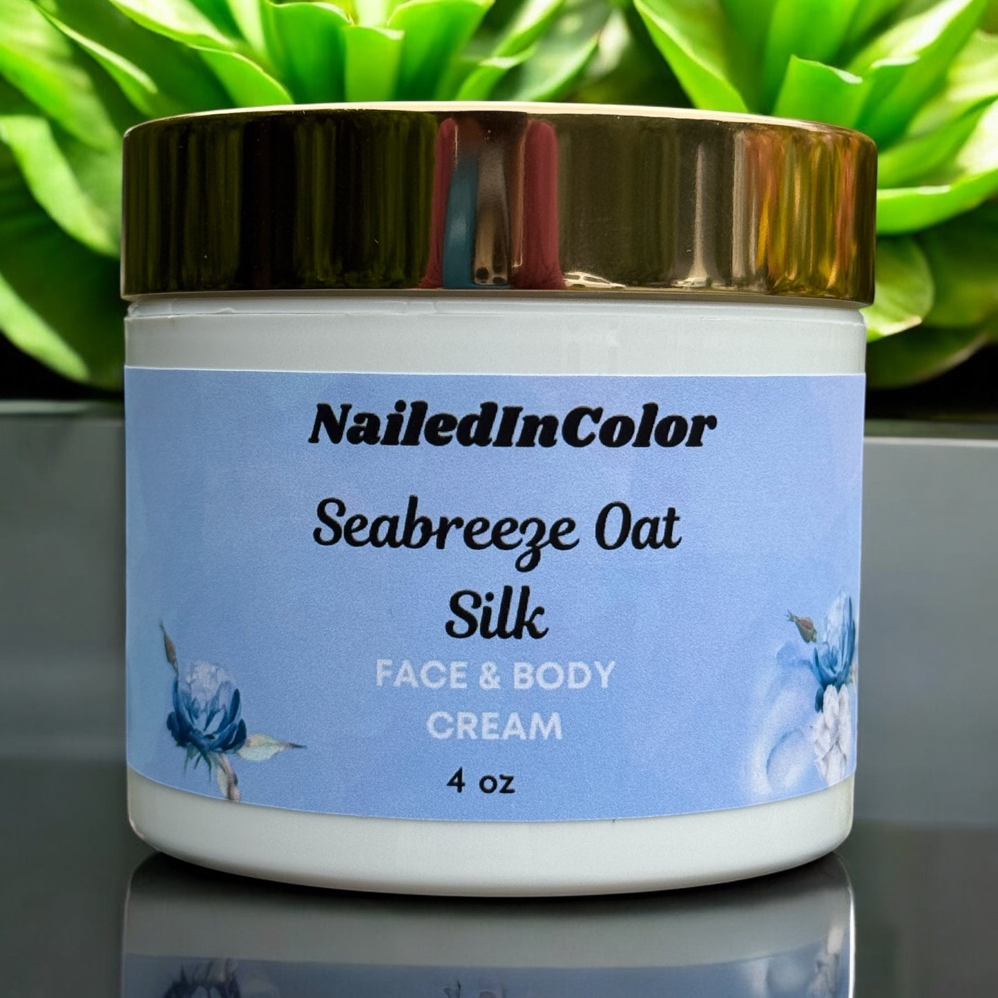 Seabreeze Oat Silk Face & Body Cream-Unscented Moisturizer-Women-Ladies-Hydration-Problem Skin Relief by NailedInColor