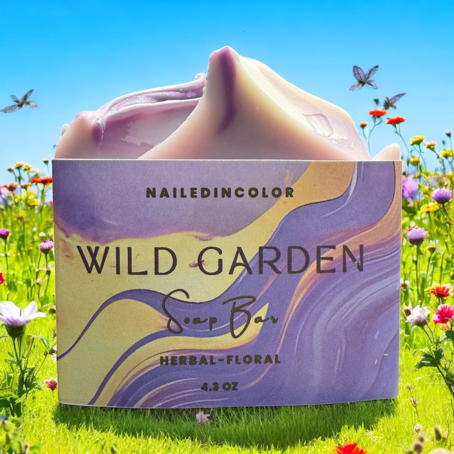 Wild Garden Scented Bar Soap for Women Teens Decor Bath by NailedInColor